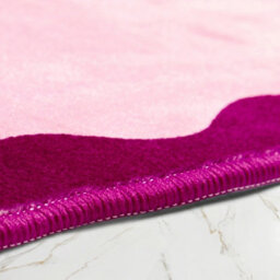 Ohs Bow Velvet Bath Mat Soft Absorbent Shower Rug - thumbnail 2