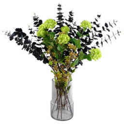 Leaf Pack Of 6 X 80Cm Black Eucalyptus Foliage Stem - thumbnail 8