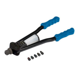 Draper Medium Arm Riveter With Collection Bowl, 380mm 04049 - thumbnail 1