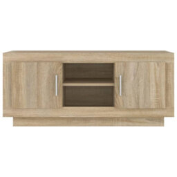 Walplus Tv Cabinet Sonoma Oak 102X35X45 Cm Engineered Wood - thumbnail 5