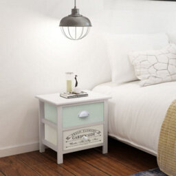Berkfield Classic French Bedside Cabinets 2 Pcs Wood - thumbnail 2
