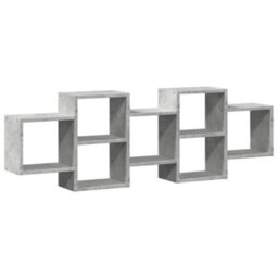 Berkfield Wall Shelf Concrete Grey 129X18X42 Cm Engineered Wood - thumbnail 6