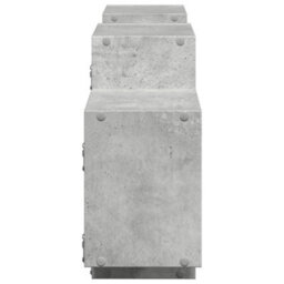 Berkfield Wall Shelf Concrete Grey 129X18X42 Cm Engineered Wood - thumbnail 5