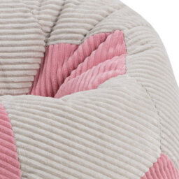 Icon Kids Football Jumbo Cord Classic Bean Bag, Light Pink - thumbnail 6