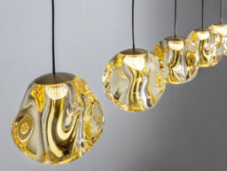 Luminosa Lighting Luminosa Zaria Bar Pendant Ceiling Light Black, Bronze, Amber Led 3000K Dimmable - Uk Stock - thumbnail 5