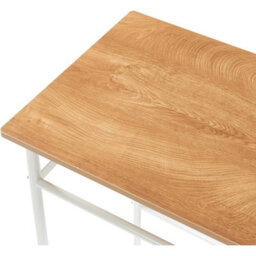 Modern White Oak Dining Set: 3-Piece Counter Height Table & Stool Combination - thumbnail 4