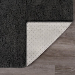OHS Fluffy Teddy Rug Soft Rugs Bedroom Carpet Area Mat, Charcoal - 160 X 230Cm - thumbnail 4