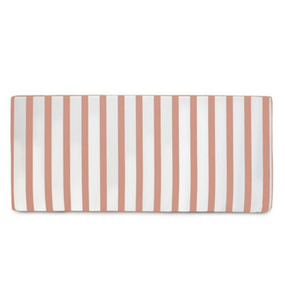 rucomfy Beanbags Rucomfy Dusky Pink Water Resistant Indoor Or Outdoor 2 Seater Double Bench Seat Pad Cushion - image 1