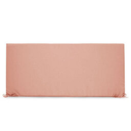 rucomfy Beanbags Rucomfy Dusky Pink Water Resistant Indoor Or Outdoor 2 Seater Double Bench Seat Pad Cushion - thumbnail 2