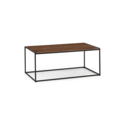 Julian Bowen Tribeca Coffee Table - Black And Walnut Effect - thumbnail 2