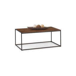Julian Bowen Tribeca Coffee Table - Black And Walnut Effect - thumbnail 3