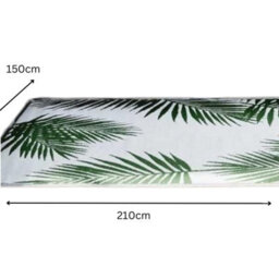 Smart Garden Alfresco Outdoor Garden Rug - Green Tropicana 210Cm - thumbnail 2