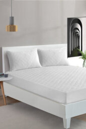 "Homespace Direct Ltd Quilted Mattress Protector 16"" Extra Deep Egyptian Cotton"