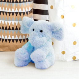 "The Magic Toy Shop 11"" Blue Plush Super Soft Elephant Toy With Ribbon Teddy Cuddling Nursery Gift" - thumbnail 8