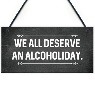 Red Ocean Funny Bar Signs And Plaques Novelty Man Cave Gifts For Him Home Bar Decor Gifts - image 1