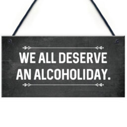 Red Ocean Funny Bar Signs And Plaques Novelty Man Cave Gifts For Him Home Bar Decor Gifts - thumbnail 1