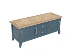 Baumhaus Signature Blue Widescreen Television Stand - thumbnail 5