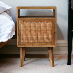 Artisan Furniture Solid Wood Knit Door Bedside - thumbnail 2