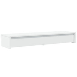 Walplus Monitor Stand With Drawers White 100X27X15 Cm Engineered Wood - thumbnail 7