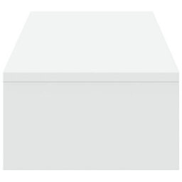 Walplus Monitor Stand With Drawers White 100X27X15 Cm Engineered Wood - thumbnail 6