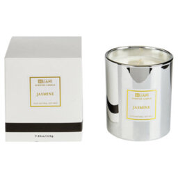 Beliani Set Of 3 Scented Candles Metallic Glamour Soy Wax Sweet Notes - thumbnail 7