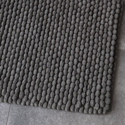 Allure Bath Fashions Luxury Non Slip Chunky Bobble Bath Mat - Charcoal Grey - thumbnail 5