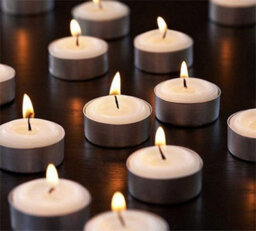 New Set Of 200 Tea Light Candles Decor Home - thumbnail 2