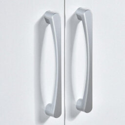 Swish Furniture White 2 Door Double Wardrobe Bedroom Storage Furniture Cupboard Hanging Rail - thumbnail 6