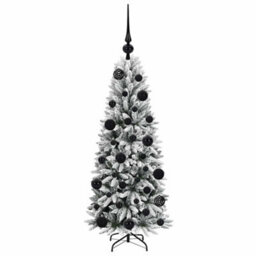 Vidaxl Artificial Christmas Tree With 150 Leds With Stand White 120 Cm - thumbnail 4