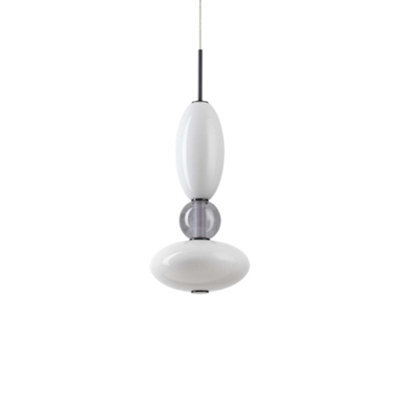 Ideal Lux Lumiere Integrated Led Slim Pendant Ceiling Light Black 3050Lm 3000K - image 1
