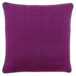 Paoletti Chiswick Jacquard Geometric Piped Polyester Filled Cushion - thumbnail 2