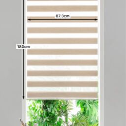 GoodHome Brize Corded Mottled Natural Day & Night Roller Blind (W)90Cm (L)180Cm - thumbnail 7