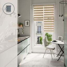 GoodHome Brize Corded Mottled Natural Day & Night Roller Blind (W)90Cm (L)180Cm - thumbnail 9
