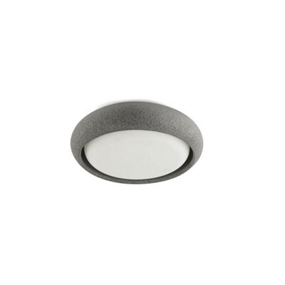 Luminosa Lighting Luminosa Anga 240 Dark Grey Led Ceiling Lamp 18W 2700K Ip44 - image 1