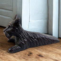 Animal Crackers Scottish Terrier Dog Shaped Door Wedge In Solid Cast Iron - thumbnail 4
