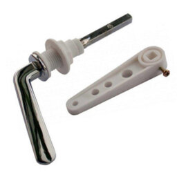PEPTE Ps Wc Cistern Handle - Chromed Metal