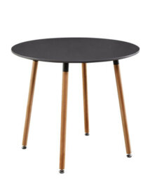 Kosy Koala Round Dining Table And 4 Chairs Grey Tulip Wood Circular Table - thumbnail 2