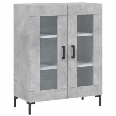 Berkfield Classic Sideboard Concrete Grey 69.5X34X90 Cm Engineered Wood - image 1