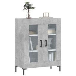 Berkfield Classic Sideboard Concrete Grey 69.5X34X90 Cm Engineered Wood - thumbnail 3
