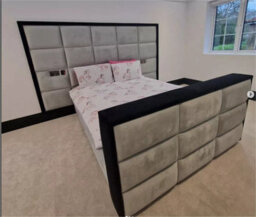 Stratus Interiors Cubed Tv Bed Luxury Bed Frame With Hidden Tv Storage - Single - thumbnail 3