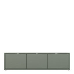 Furniture To Go Alice Springs Wide Tv Cabinet With 3 Doors Push-To-Open In Sage Green - thumbnail 3