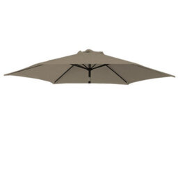 VRUC Replacement Parasol Fabric Umbrella Canopy Cover For 2.5M 6 Arm Parasols Taupe - thumbnail 1