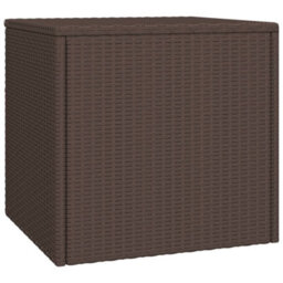 Berkfield Garden Side Tables 3 Pcs Brown Poly Rattan - thumbnail 3