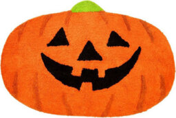 Slips Away Pumpkin Bath Mat Non-Slip 60 X 80Cm  Halloween Super Soft  Absorbent Accent Rug - thumbnail 2
