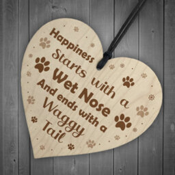 Red Ocean Dog Puppy Signs And Plaques Gift For Dog Lovers Novelty Funny Dog Sign For Home - thumbnail 6