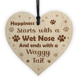 Red Ocean Dog Puppy Signs And Plaques Gift For Dog Lovers Novelty Funny Dog Sign For Home