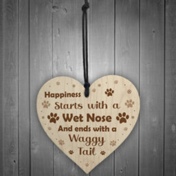 Red Ocean Dog Puppy Signs And Plaques Gift For Dog Lovers Novelty Funny Dog Sign For Home - thumbnail 2