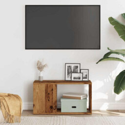 Berkfield Tv Cabinet Old Wood 60X24X32Cm Engineered Wood - thumbnail 4