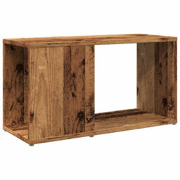 Berkfield Tv Cabinet Old Wood 60X24X32Cm Engineered Wood - thumbnail 2