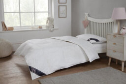 Littens Junior Cot Bed Goose Feather & Down Pillow, Kids, Toddler, Cotton (40Cm X 60Cm) - thumbnail 6